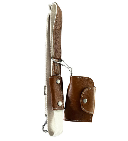 Healthy Pet Accessories - Cotton Lead with Leather S/Belt & Key Holder