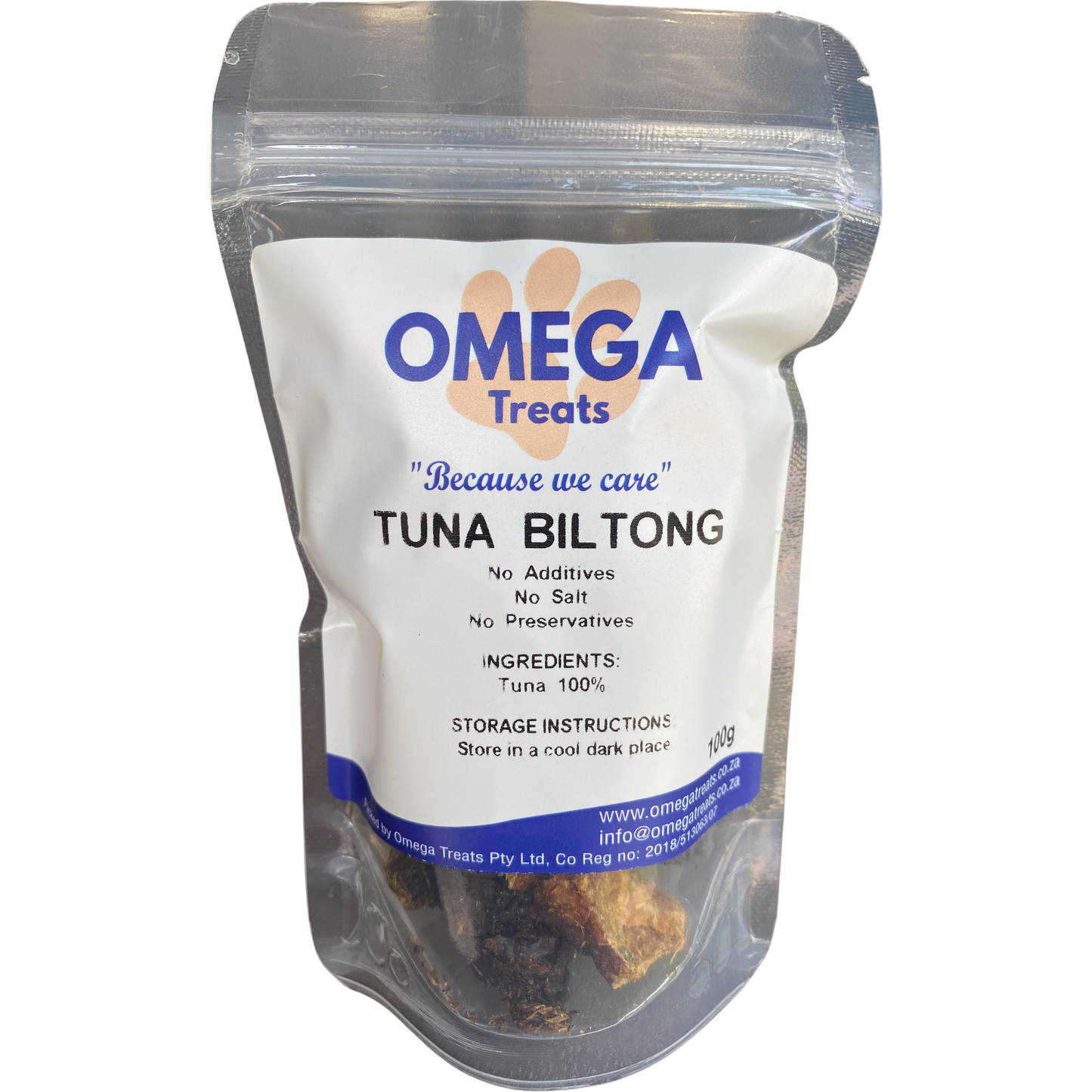 Omega Treats - Tuna Biltong